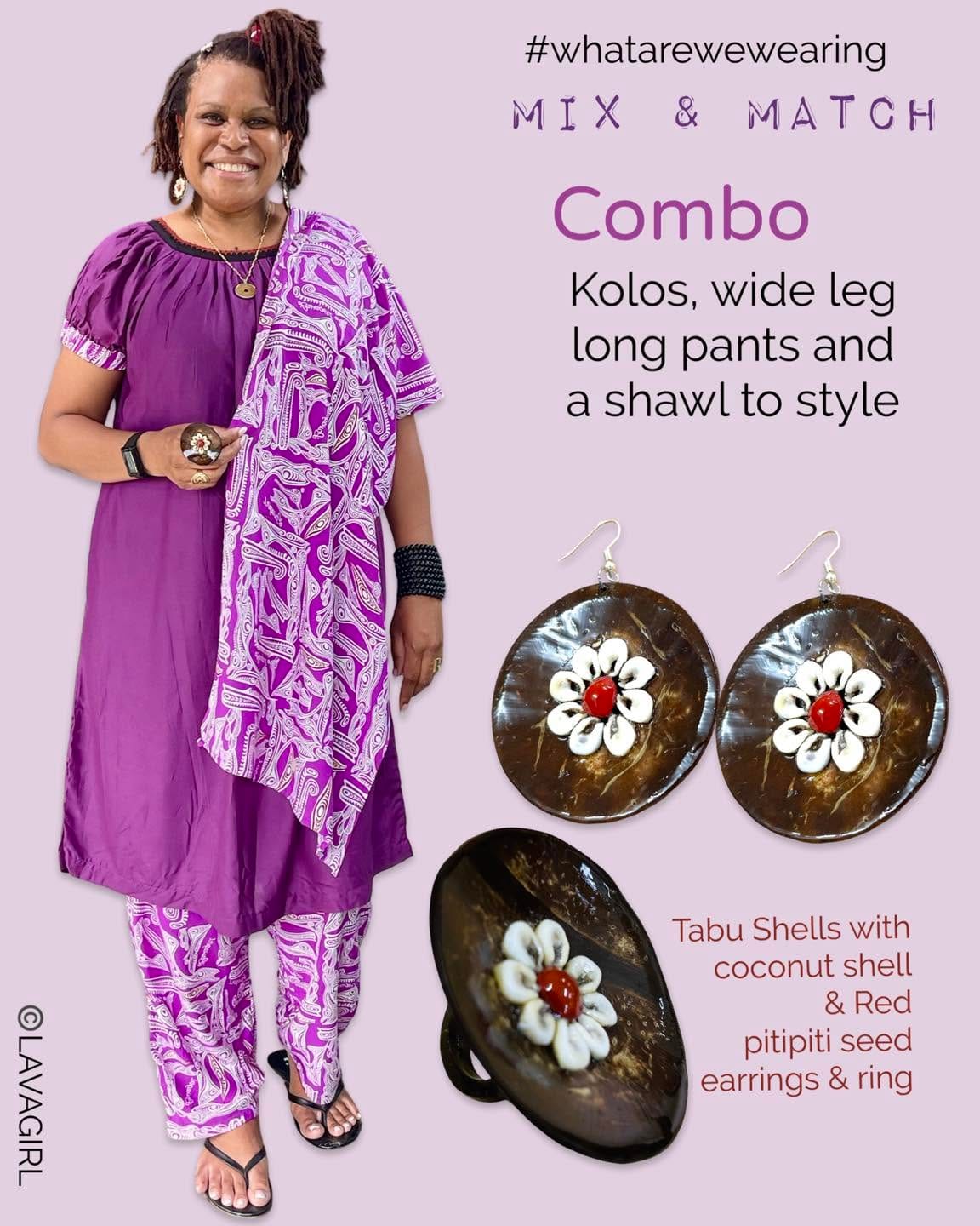 Lavagirl Traditional Mix & Match Combo – Kolos, Pants, Shawl & Shell Accessories